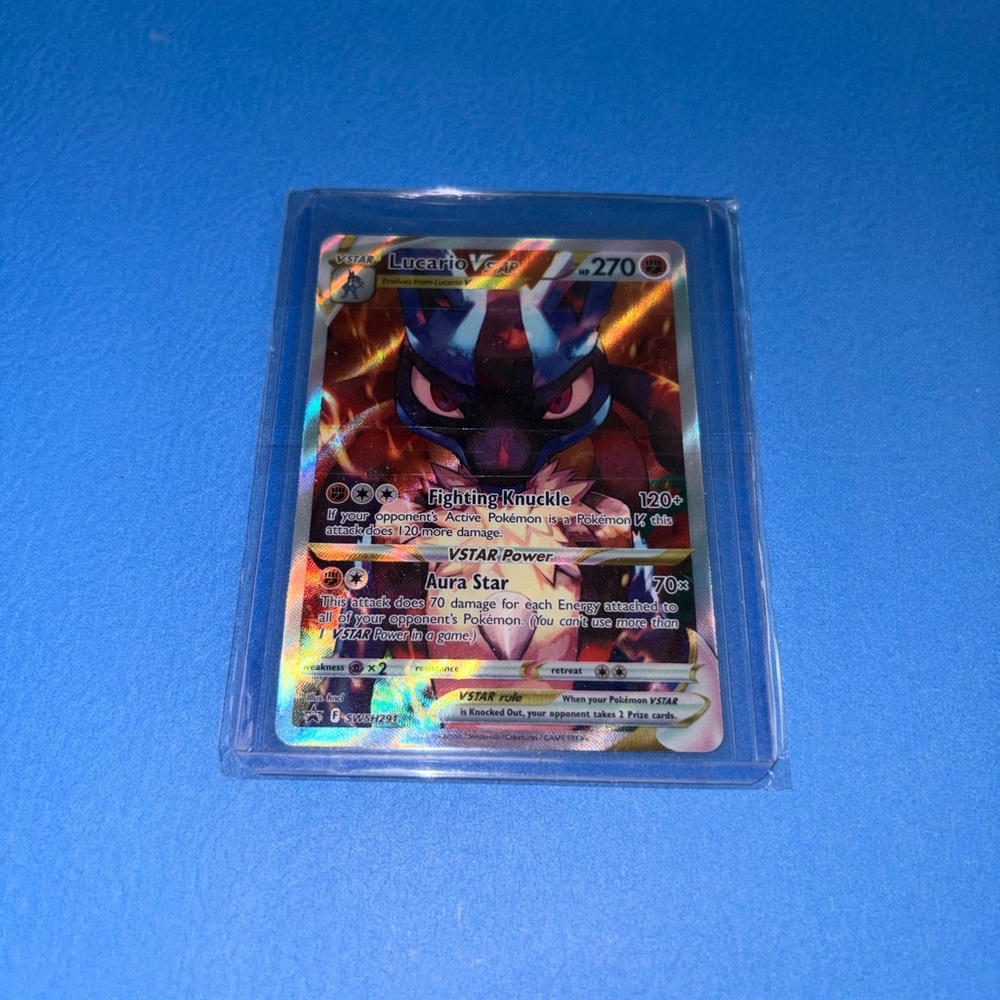 SEND OFFERSLucario VSTAR Pokémon Card